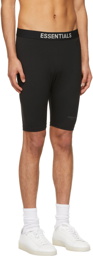 Essentials Black Athletic Biker Shorts