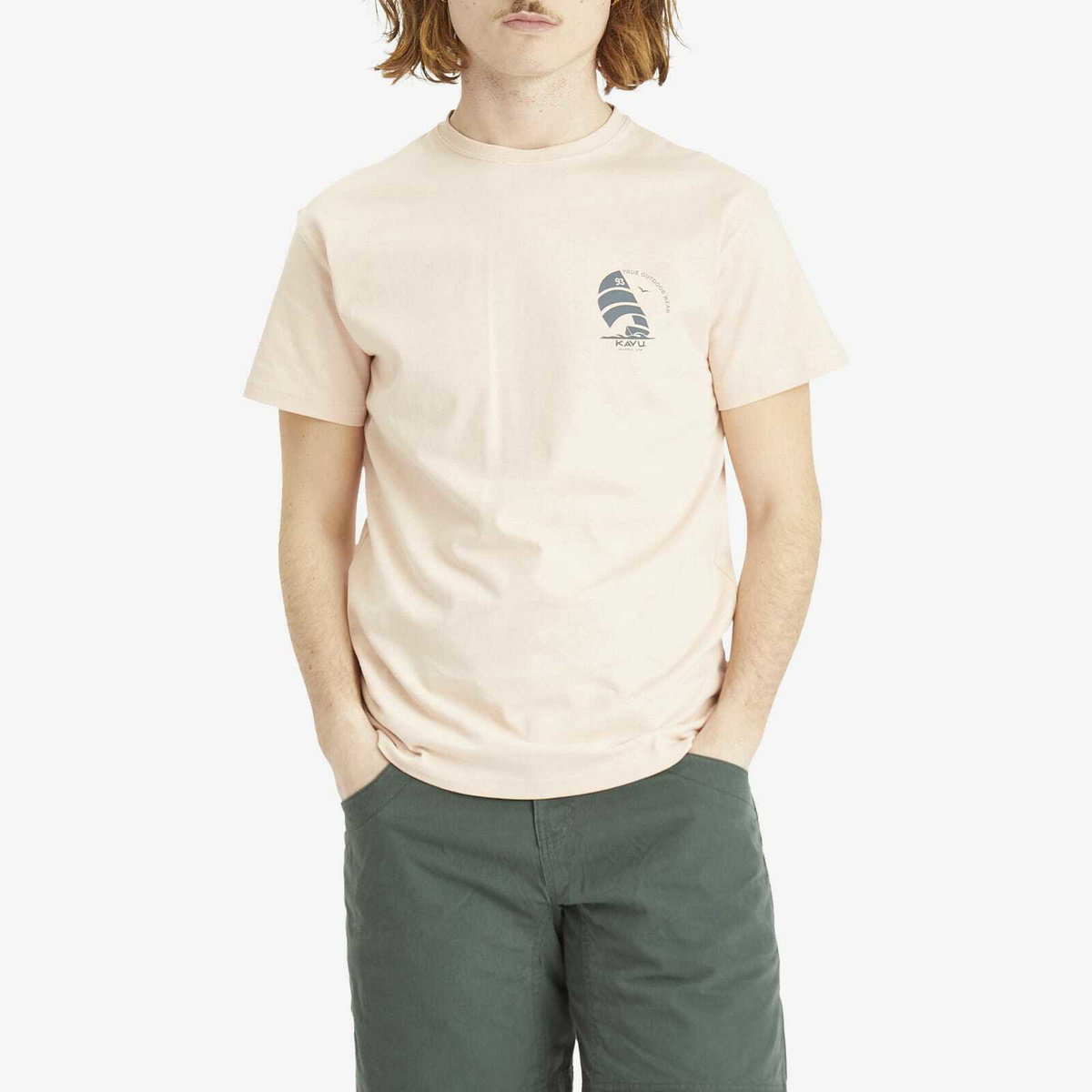 KAVU Men's Rudder T-Shirt in Frappe