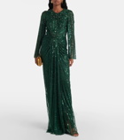 Jenny Packham Anja sequined gown