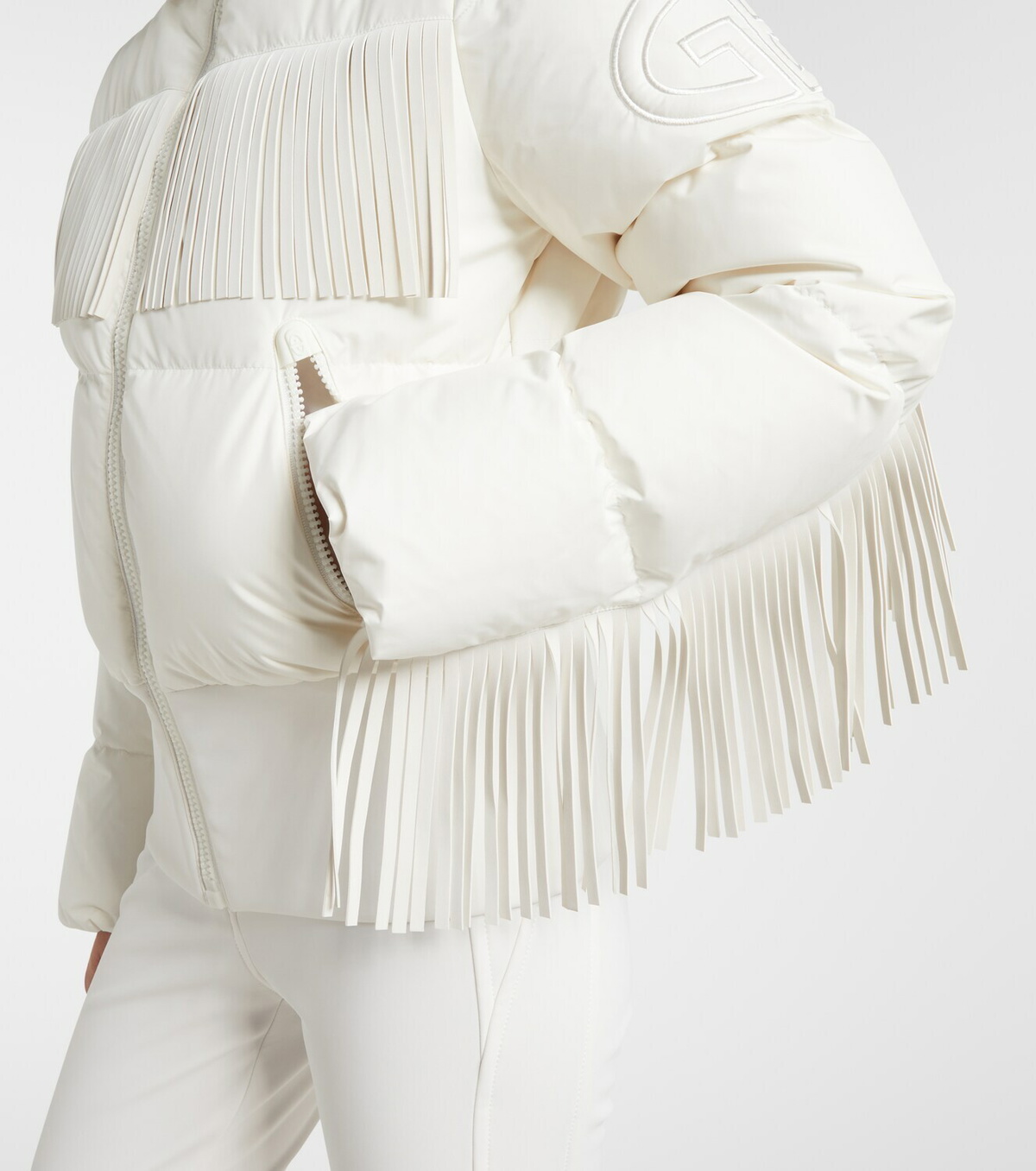 Goldbergh Marna fringed down ski jacket