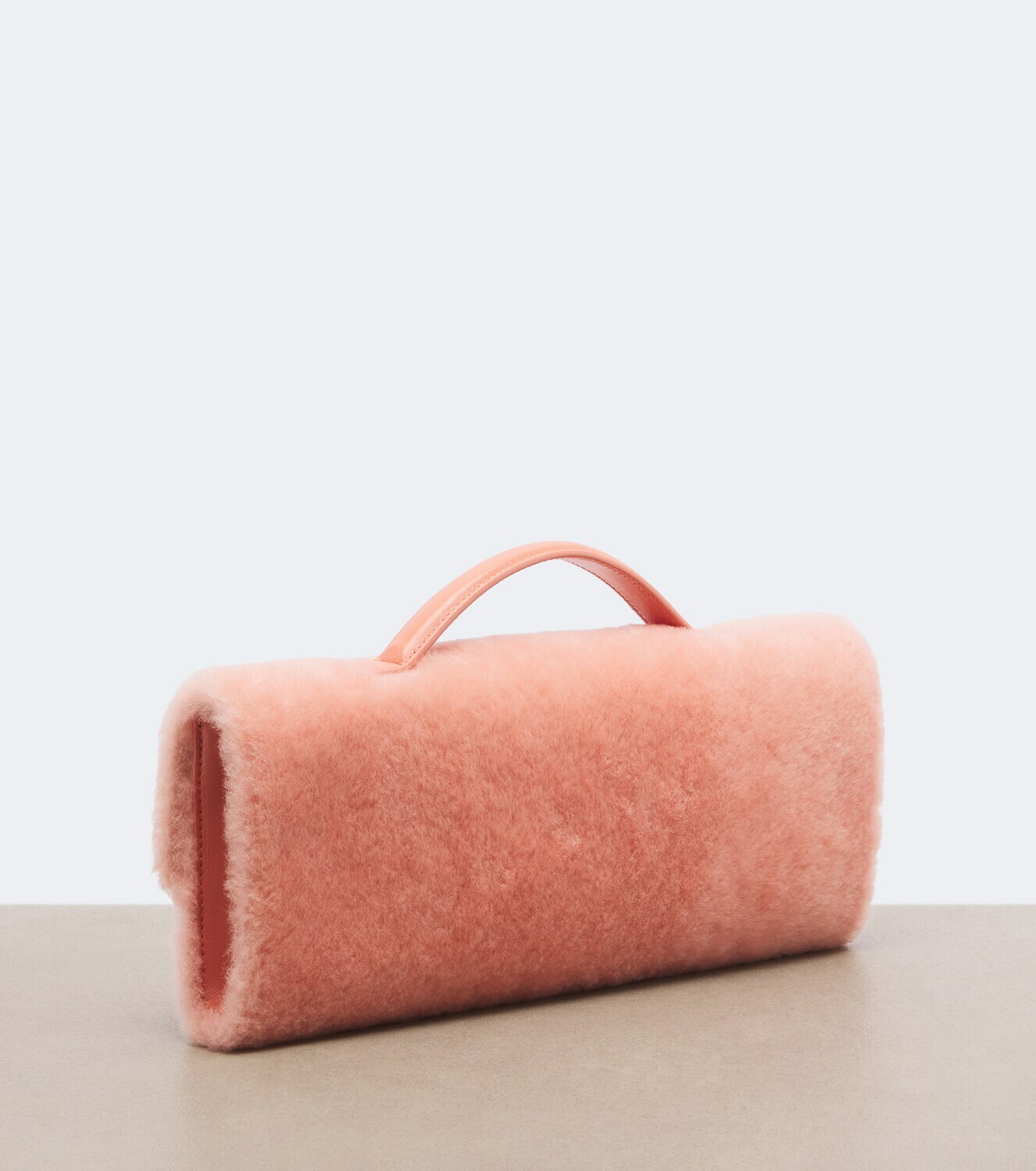 Bottega Veneta Andiamo shearling clutch