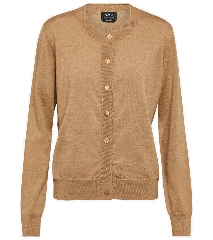 Photo: A.P.C. Marine wool cardigan