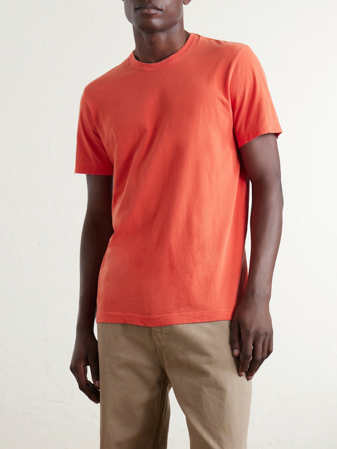 James Perse - Cotton Jersey T-Shirt - Orange