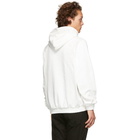 Sunnei White Internet Hoodie