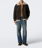 Arma Sano shearling-lined leather jacket