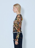 Jean Paul Gaultier Re-Edition The Yellow Butterfly Cardigan