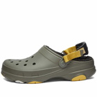 Crocs All Terrain Lined Clog in Dusty Olive