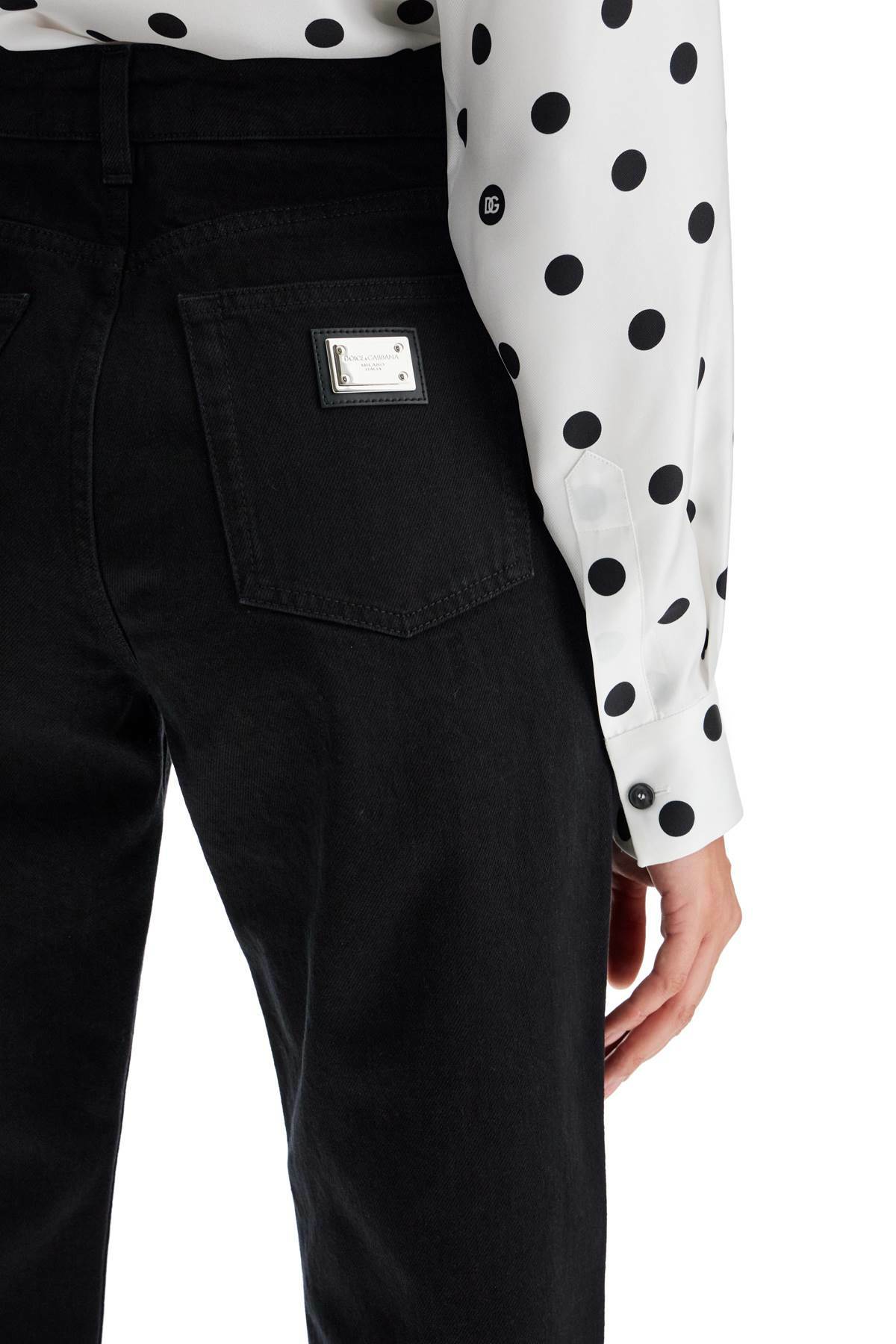 Dolce & Gabbana Brown Cotton Boyfriend Denim Trousers Jeans main image 0