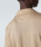 Zegna Linen polo shirt