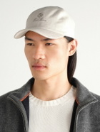 Loro Piana - Logo-Embroidered Linen Baseball Cap - Gray