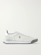 Polo Ralph Lauren - Varick Suede and Leather-trimmed Sneakers - White