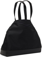 Alexander McQueen Black Grosgrain De Manta Tote