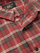 RRL - Checked Cotton Shirt - Red