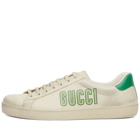 Gucci Men's New Ace Pablo Delcielo Sneakers in Ivory