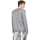 Comme des Garcons Homme Plus Silver Spark Sweater