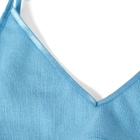 DONNI. Women's Rib Bralette in River