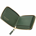 Comme des Garçons SA7100 Classic Wallet in Bottle Green