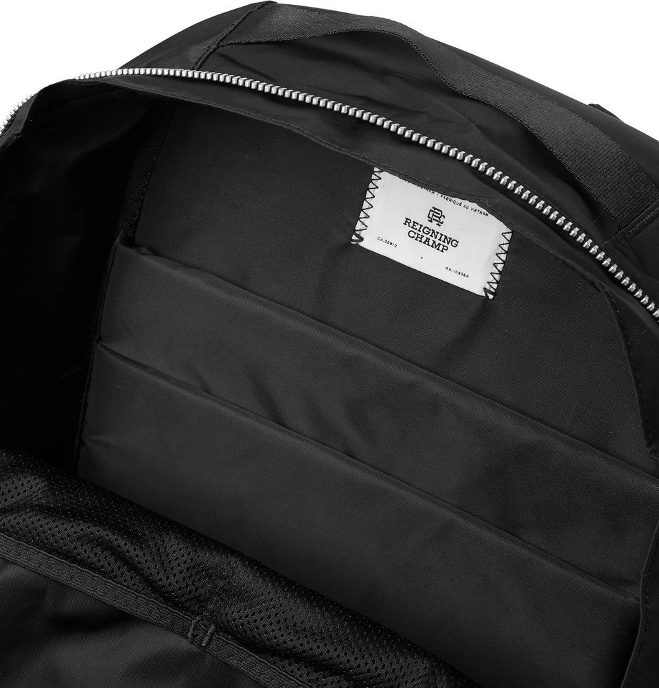 Reigning Champ - Logo-Appliquéd Nylon Backpack - Black