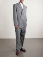 Bottega Veneta - Pinstriped Wool Blazer - Gray