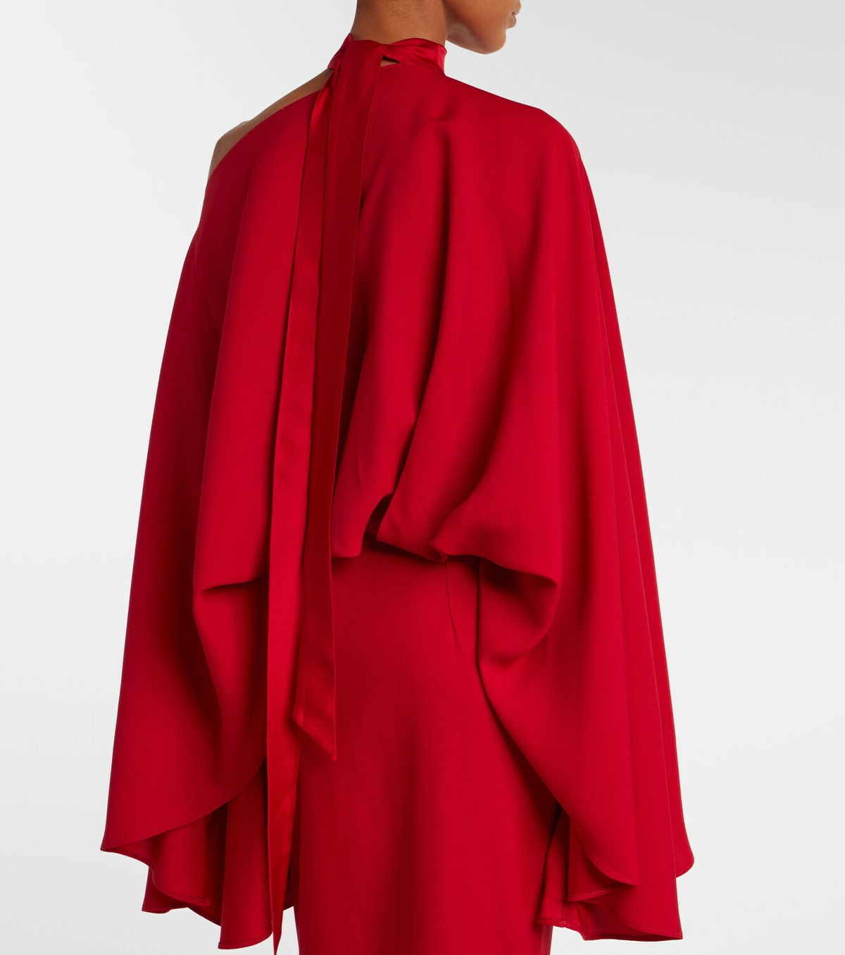 Taller Marmo Brooks scarf-detail crêpe maxi dress