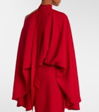 Taller Marmo Brooks scarf-detail crêpe maxi dress