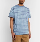 Saturdays NYC - Randall Mineral-Washed Cotton-Jersey T-Shirt - Blue
