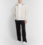 Nike - Sportswear Mélange Cotton-Blend Tech Fleece Zip-Up Hoodie - Men - Gray