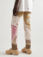Givenchy - Slim-Fit Tapered Distressed Tie-Dyed Jeans - Multi