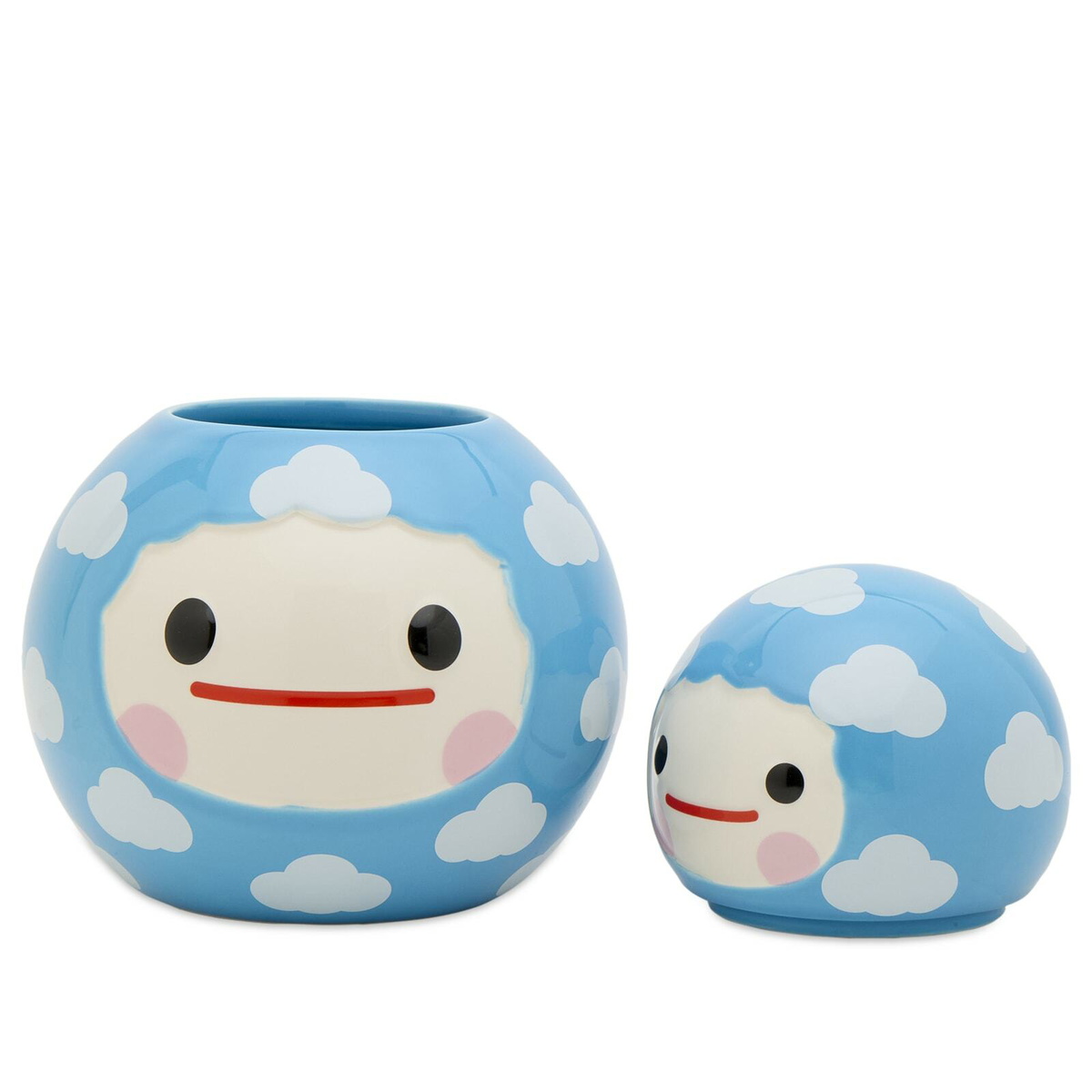 Home Studyo x Friends With You Little Cloud Cookie Jar in Blue/White 