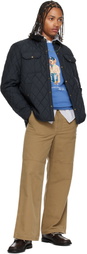 Polo Ralph Lauren Black 'The Beaton' Quilted Jacket