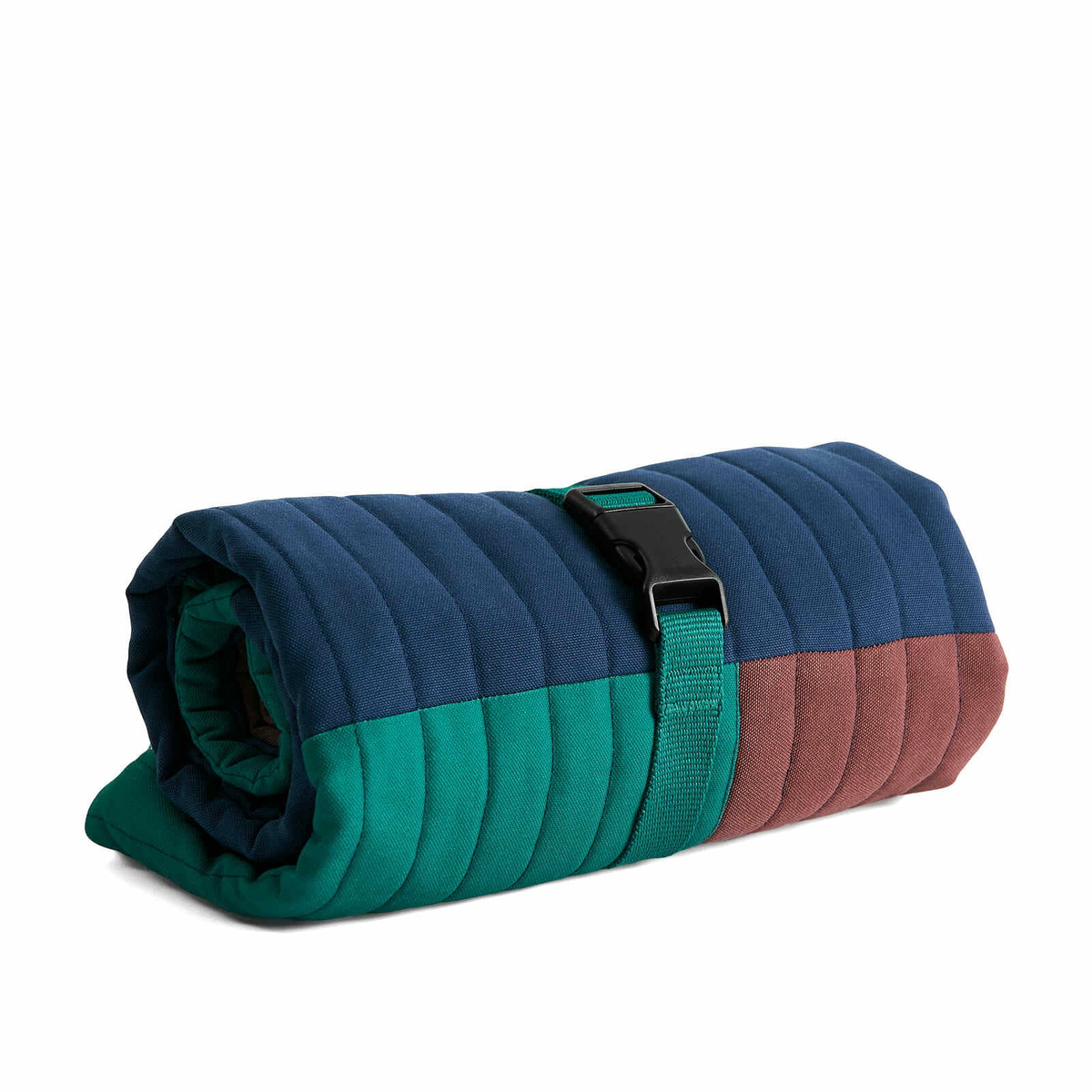 HAY Dog Travel Blanket - 80x80cm in Burgundy/Green/Blue 