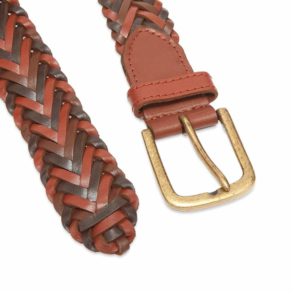 Corridor Braided Leather Belt - Brown / Men / Belt