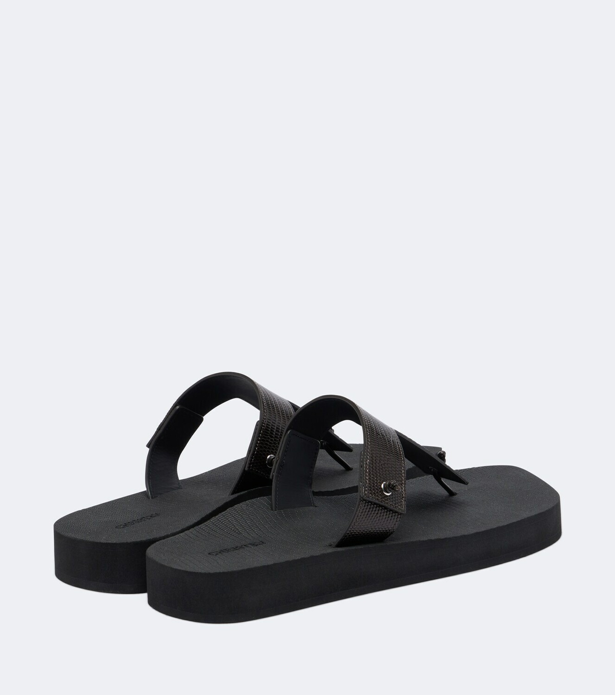 Christen Edge leather thong sandals