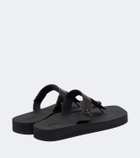 Christen Edge leather thong sandals
