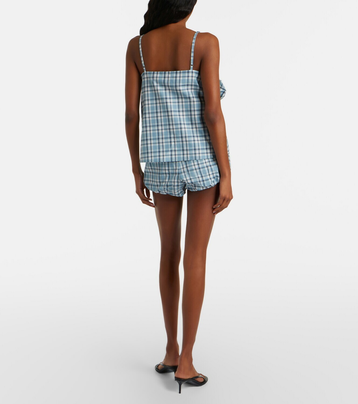 Acne Studios Checked cotton shorts