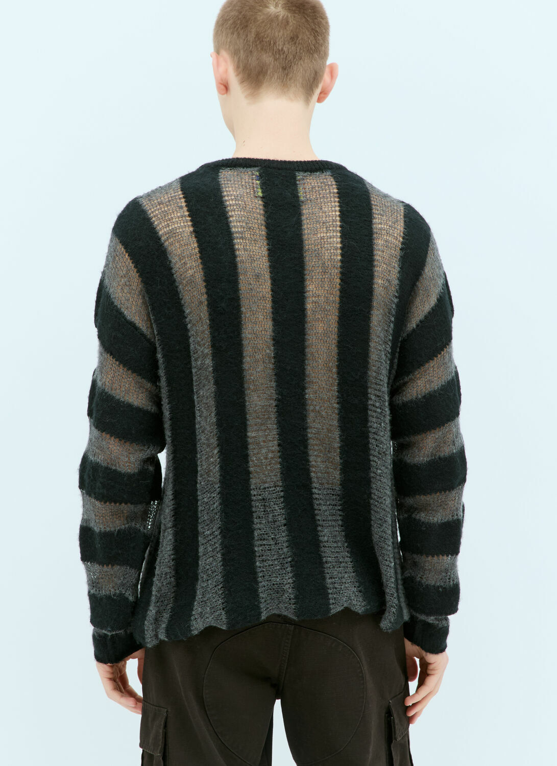 Brain Dead Fuzzy Threadbare Sweater