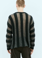 Brain Dead Fuzzy Threadbare Sweater