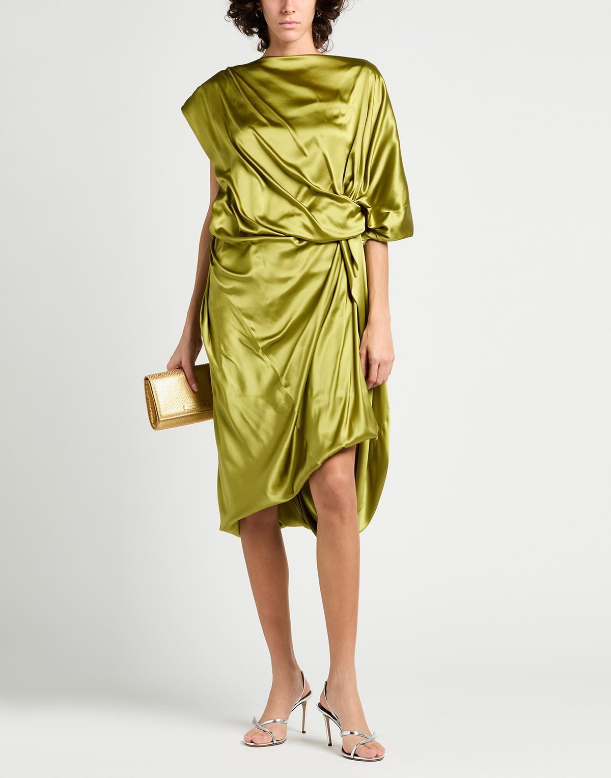 Dries Van Noten Womens Midi dress in Green