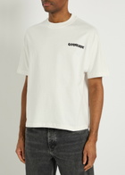 God Made Logo-embroidered Cotton T-shirt White