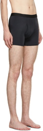 Balenciaga Black Fitted Swim Shorts