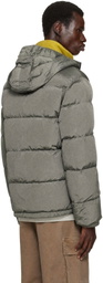 Stone Island Gray 4100019 Nylon Metal Down Jacket