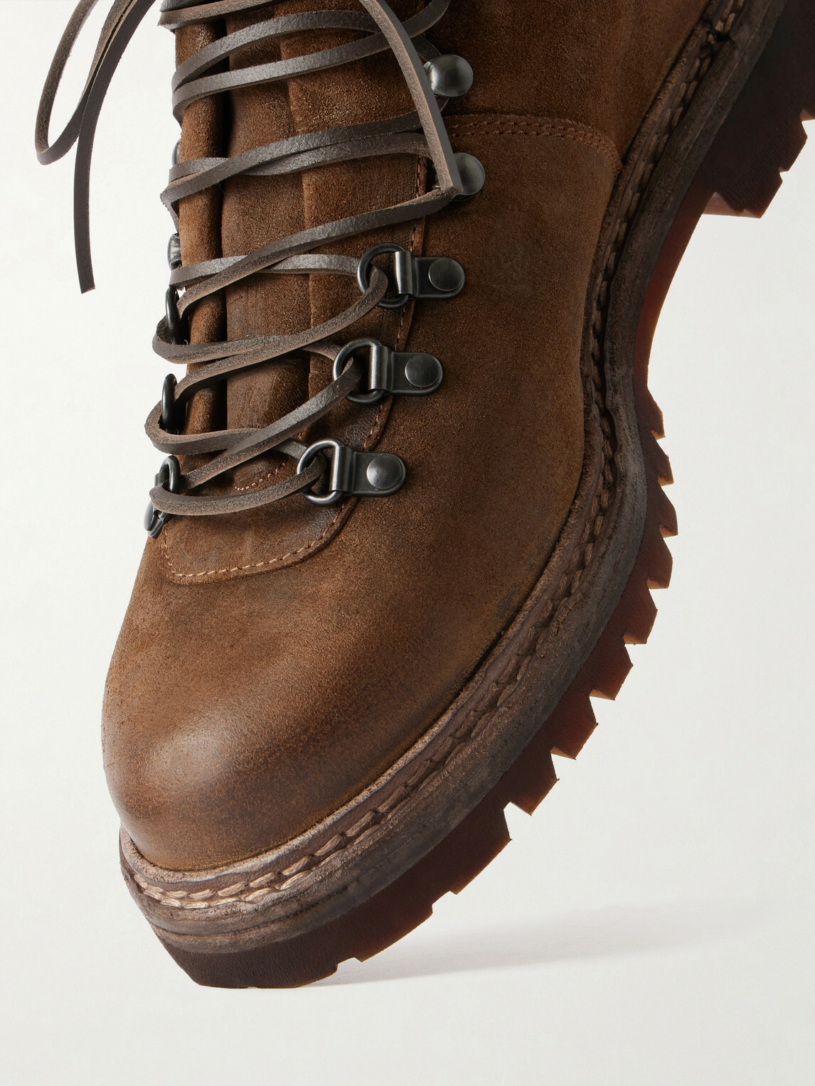 Officine Creative - Artik 002 Suede Lace-Up Boots - Brown