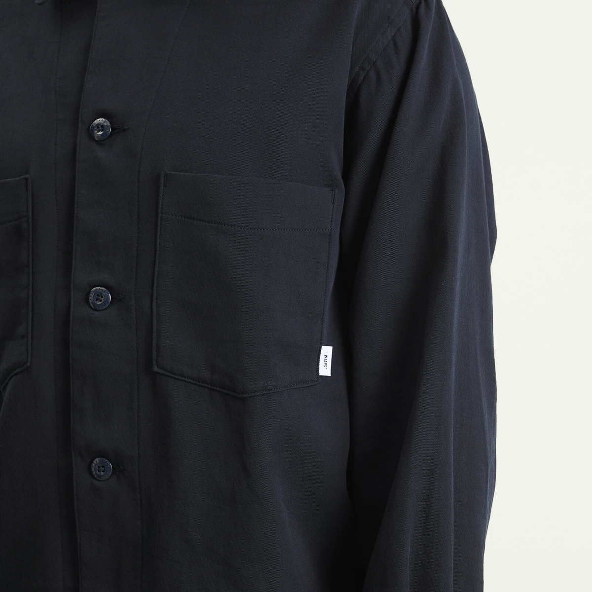 WTAPS Men's Cbw Long Sleeve Shirt in Navy