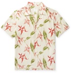 Sandro - Camp-Collar Printed Woven Shirt - Neutrals