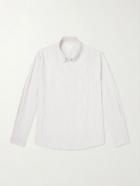 A.P.C. - Button-Down Collar Striped Cotton Shirt - Neutrals