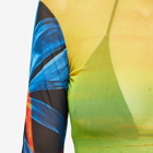 Louisa Ballou Women's Long Sleeve Mesh Top in Combo Print