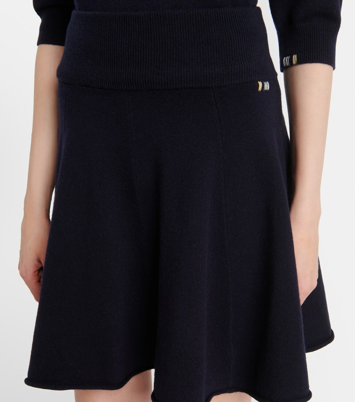 Extreme Cashmere Girl cashmere-blend miniskirt