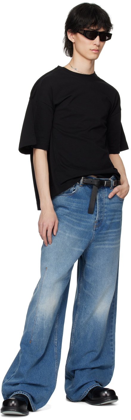 Karmuel Young Blue Vacuum Jeans