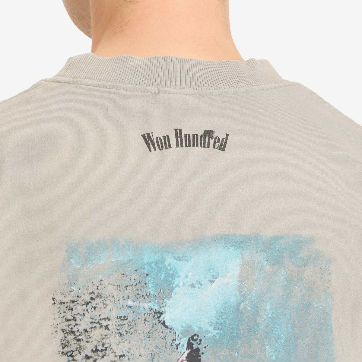 Won Hundred Men's Houston Surf T-Shirt in Mourning Dove