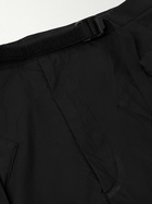 ACRONYM - P30AL-E Wide-Leg Belted Layered Encapsulated Nylon Cargo Trousers - Black